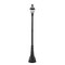 Z-Lite Westover 2 Light Outdoor Post Mounted Fixture, Black & Clear Beveled 580PHM-567P-BK - alternate 4
